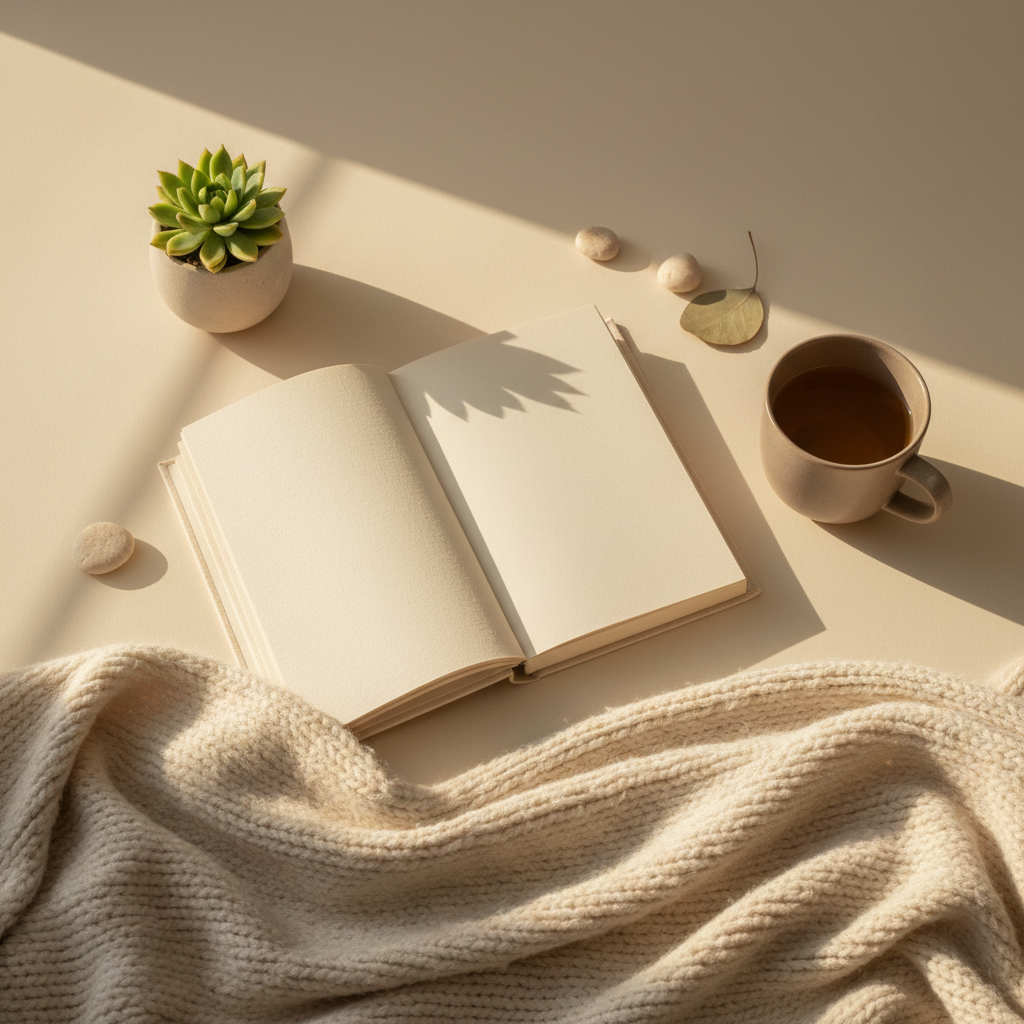 Warmes minimalistisches Bild