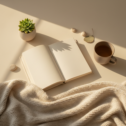 Warmes minimalistisches Bild